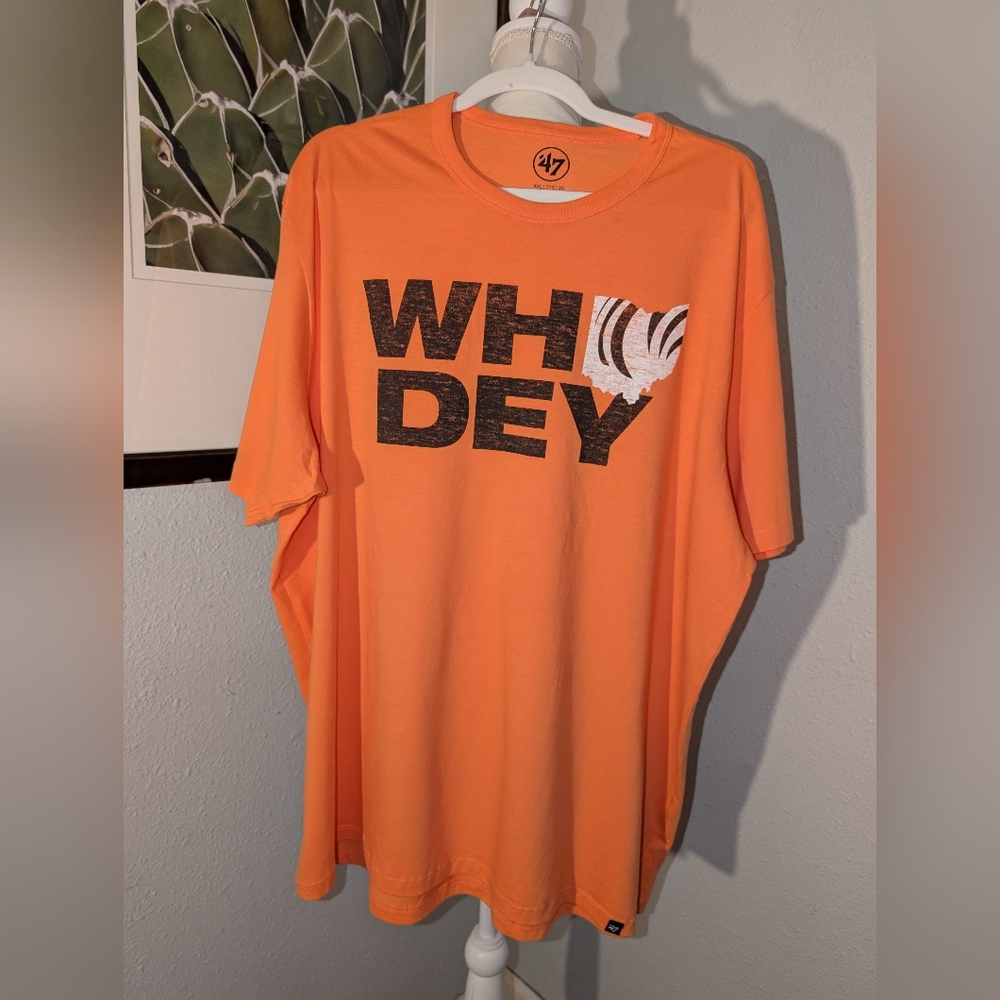 47 Orange Graphic Men's Shirt